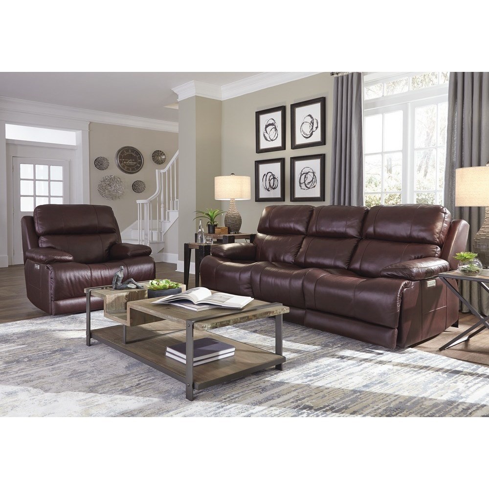 Palliser Kenaston Power Reclining Sofa with Power Headrest A1